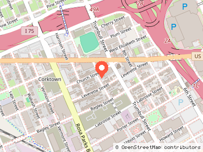 Downtown Self-Storage Co — Location map