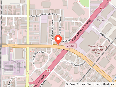 Drape Warehouse Orange County — Location map
