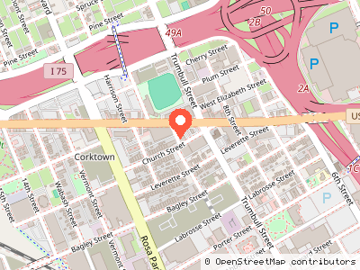 Eaton Detroit Spring — Location map