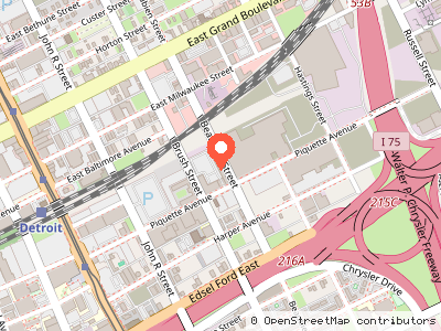 Ford Piquette Avenue Plant — Location map
