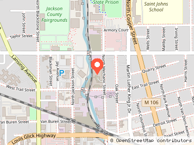Former Michner Plating Company — Location map