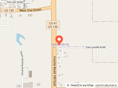 Fountain County Solid Waste Plant — Mapa de ubicación
