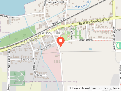 Frontier Grass Lake central office — Location map