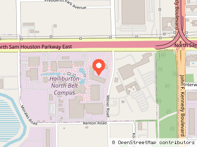 Halliburton Houston Technology Center (HTC) — Location map