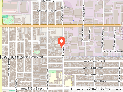 Hawthorne School District Warehouse — 位置地图
