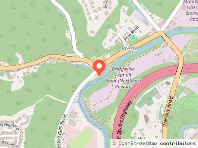 Hilltop Paving Inc — Location map