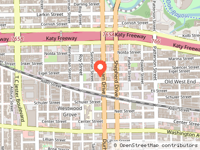 Houston Gym — Location map