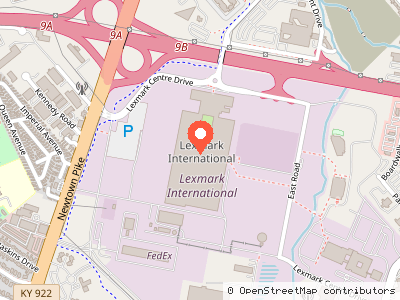 Lexmark International — Mapa de ubicación