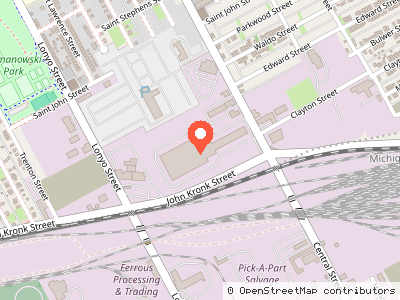 LINC Detroit Regional Integrated Logistics Center — Location map