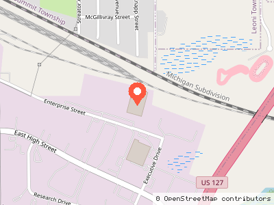 Multimatic Michigan — Location map