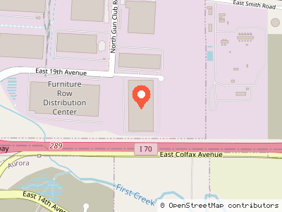 O'Reilly Auto Parts & Tire Hub Distribution Center — Location map