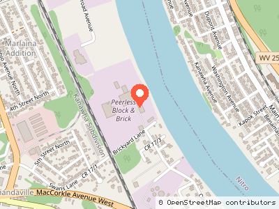 Peerless Block & Brick — Location map