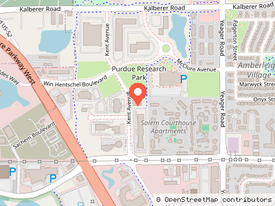 Purdue GMP Center — Mapa de ubicación