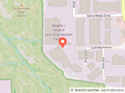 Ralphs Riverside Distribution Center — Location map