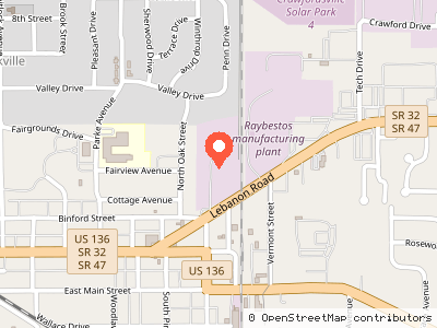 Raybestos Packaging facility — Mapa de ubicación