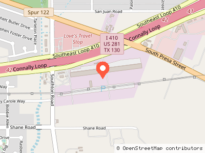 San Antonio Wholesale Produce Market — Mapa de ubicación