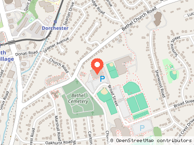 Spencer Family YMCA — Location map