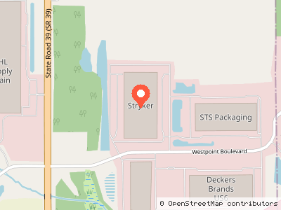 Stryker — Mapa de ubicación