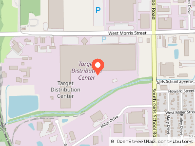 Target Distribution Center — Location map