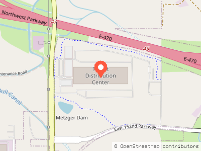Target Distribution Center — Location map
