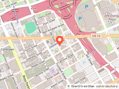 Trumbull Chevrolet Bldg — Location map