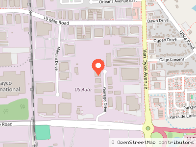 Ultimate Hydroforming Incorporated (UHI) Group - Plant 2 — Mapa de ubicación