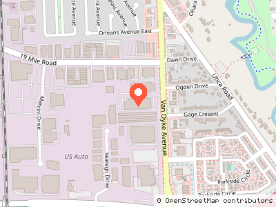 Ultimate Hydroforming Incorporated (UHI) Group - Plant 8 — Mapa de ubicación