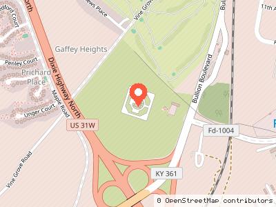 United States Bullion Depository — Mapa de ubicación