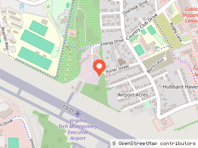 Virginia Tech Electric Service Storage B — Location map
