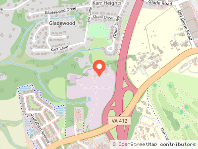 Virginia Tech Incinerator — Location map