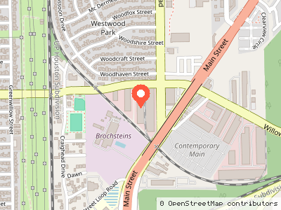 Willowbend Distribution Center II — Location map
